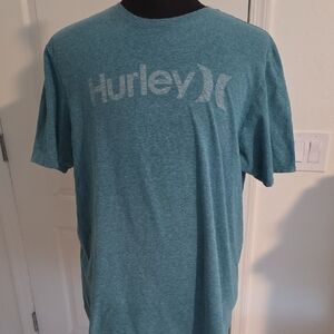Hurley Men's Teal Short Sleeve Tee